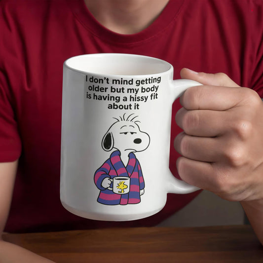 I don't mind getting older - Funny Coffee Cup